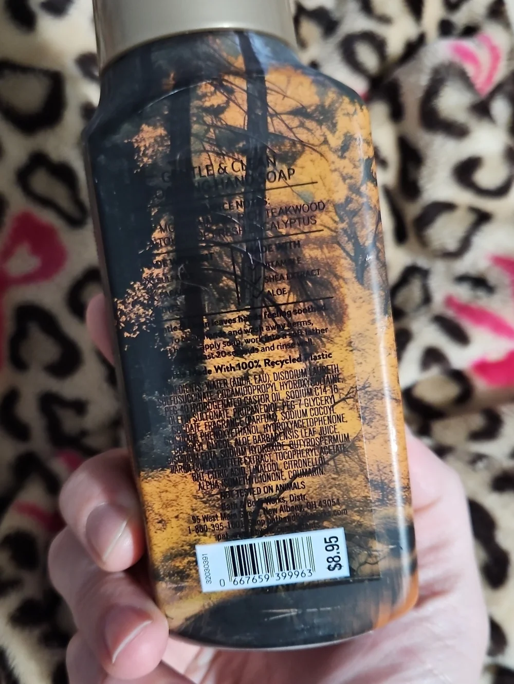 Bath & Body Works Mountain Teakwood Hand Soap